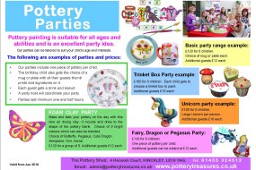 The Pottery Shed Children's Party Entertainers Profile 1