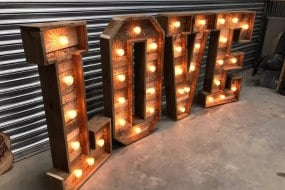 Something Borrowed Light Up Letter Hire Profile 1