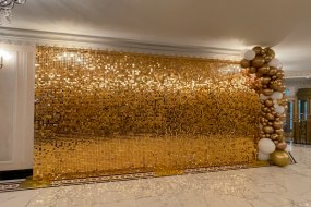 Blooming Fabulous Flowers Event Decor Sequin Wall Hire Profile 1