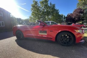 Red Mustang Wedding Car Hire London Sports Cars Hire Profile 1