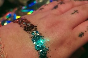 Shine on Glitter Bars Temporary Tattooists Profile 1