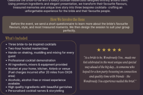 Wondrously You Ltd Mobile Cocktail Making Classes Profile 1