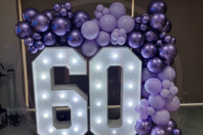 The Cedars Events Hire Light Up Letters and Numbers Profile 1