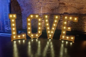 The Cotswold Hay Bale Company Hire Light Up Letters and Numbers Profile 1