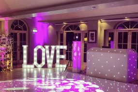 DJ Boombastic Hire Light Up Letters and Numbers Profile 1