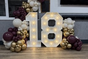 Celebration Elevation Hire Light Up Letters and Numbers Profile 1