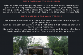 The Real Pizza Company Mobile van Pizza Van Hire Profile 1
