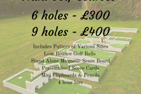 Clintons Crafts @33 Crazy Golf Hire Profile 1