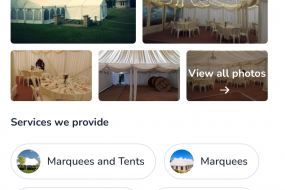 Cole Amusements Luxury Marquee Hire Profile 1