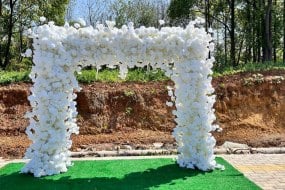 Flower wedding arch 