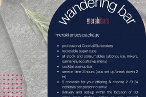 Wandering Bar Cocktail Bar Hire Profile 1