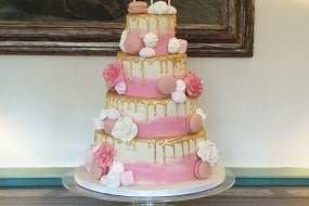 Tiered Buttercream Drip Cake