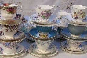 Vintage cups and saucers