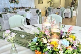 Beautiful Spring collection decor for wedding breakfast