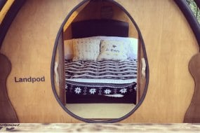 Luxury glamping pod