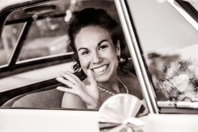 Bride arriving at the Church