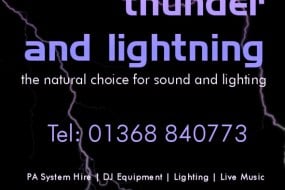 thunder and lightning - 01368 840773