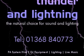 thunder and lightning - 01368 840773