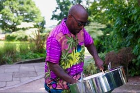 Francis the Steel Pan Solo Sensation Steel Band Hire Profile 1