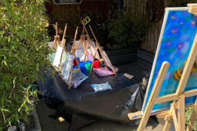 A lovely children's birthday party in the garden