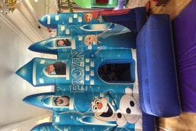 Frozen Ice  palace bouncy castle hire