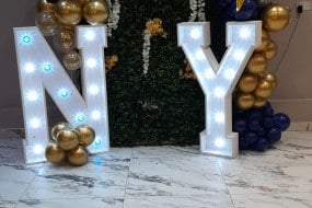Wishing Well Balloons  & Party Entertainments Light Up Letter Hire Profile 1