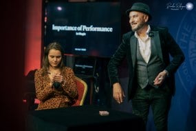 Performing at The Magic Circle