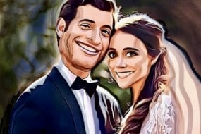 Wedding caricature