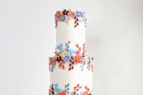 Frosty Spring 2-Tier Floral Cake