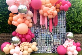 Stunning sequin wall & balloon displays 