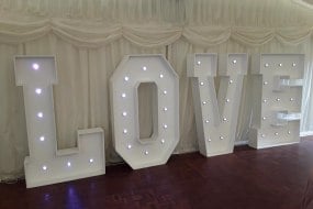 4ft Multicoloured LOVE Letters