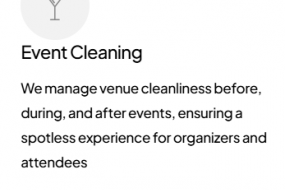 K&K Supreme and Event Cleaning Staff
Hire Profile 1