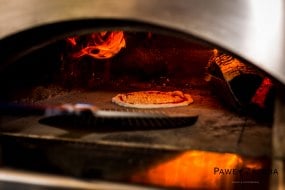 Wood fired pizzas!