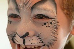 Neon Fairy Face Painting