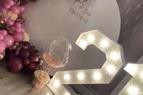 Light up events Northwest Flower Letters & Numbers Profile 1