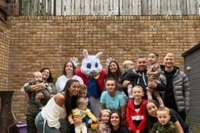 easter bunny at party