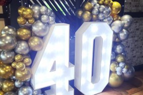 Snapped and Styled Events Hire Light Up Letters and Numbers Profile 1