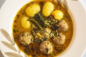 Kofta Sag aloo - one of many curry dishes 