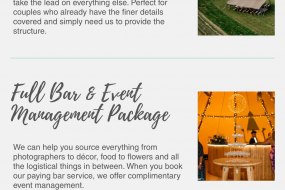 JAVA Tipis Ltd. Wedding Planner Hire Profile 1