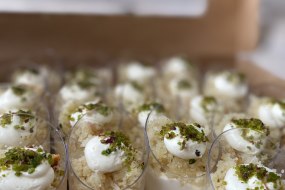 Middle Eastern Basboosa Cheesecake