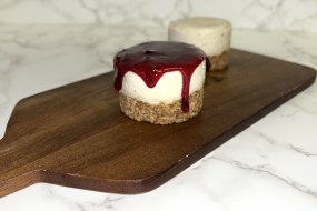Cashew based cheesecakes