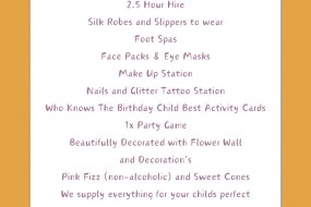 Chic'N'Chill Events  Pamper Party Hire Profile 1