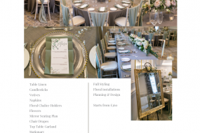 Ambience Venue Styling Mid Wales Wedding Accessory Hire Profile 1
