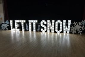 Giant Gestures Hire Light Up Letters and Numbers Profile 1