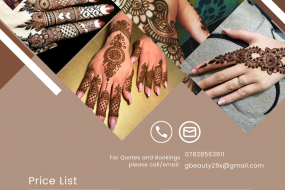 G Beauty Henna Artist Hire Profile 1
