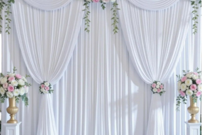 Allison Petals Backdrop Hire Profile 1