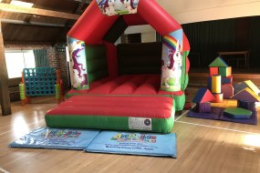 Giant Connect 4, Red and Green Unicorn Castle and Soft Play 