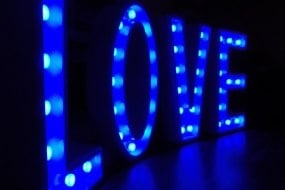 MG Sounds Light Up Letter Hire Profile 1