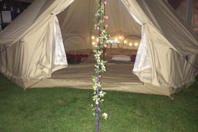 Lily Bell Tents Night Time
