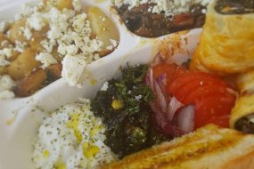 Polly Nostimo's Little Greek Food Truck Vegetarian Catering Profile 1